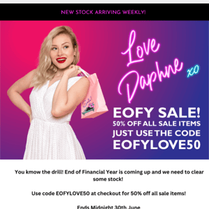 It's EOFY SALE time!! 👗🛍️