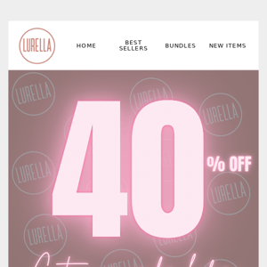 It’s not too late… shop your go-to products at 40% off! 😍
