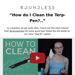 How to Clean the Terp-Pen