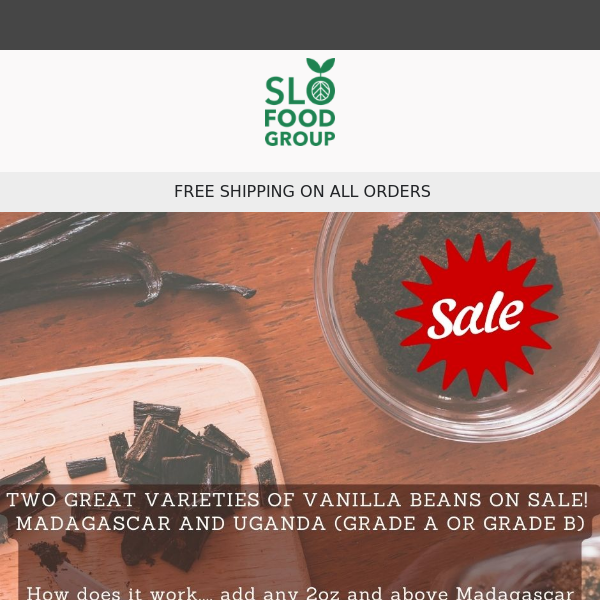 Exciting Sale on Madagascar and Ugandan Vanilla Beans - Limited Time Only!