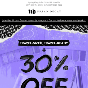 30% OFF Travel-approved beauty favorites