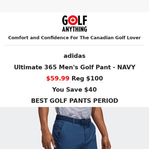 Don't Miss Out: 40% OFF Best Golf Pant - Men's