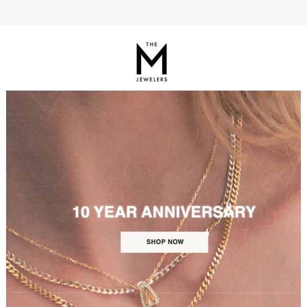 10 YEARS OF THE M 🚨 OUR BIGGEST SALE 🚨