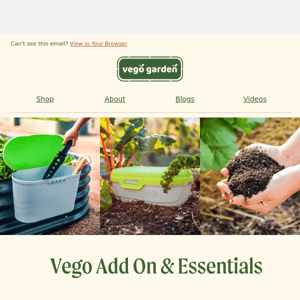 Elevate Your Green Thumb: Introducing our Garden Essentials!