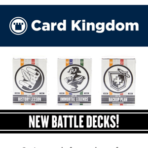 These battle decks are legend!