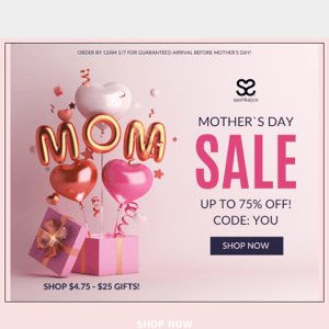 $4.75 - $25 Mother's Day Gifts 🎁