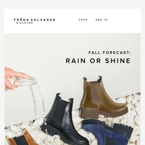 Weather Report: Rain-or-shine these styles have your back.