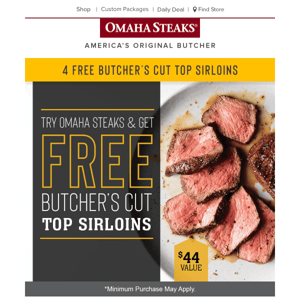 4 FREE steaks inside 👀