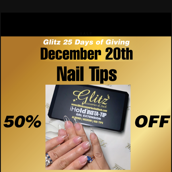 Glitz 25 Days of Giving - Day 20