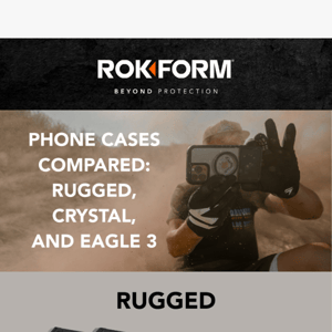 Phone Cases Compared: Rugged, Crystal, & Eagle 3