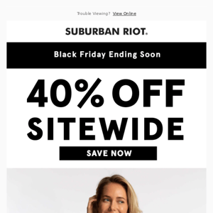 40% Off Ending Soon...