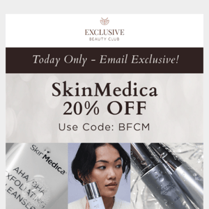 ✨ 20% Off SkinMedica - Today Only! ✨