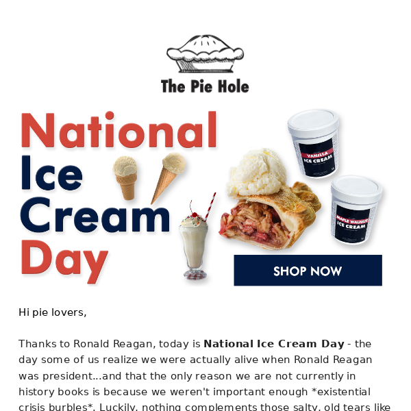 National Ice Cream Day 🍦🥧