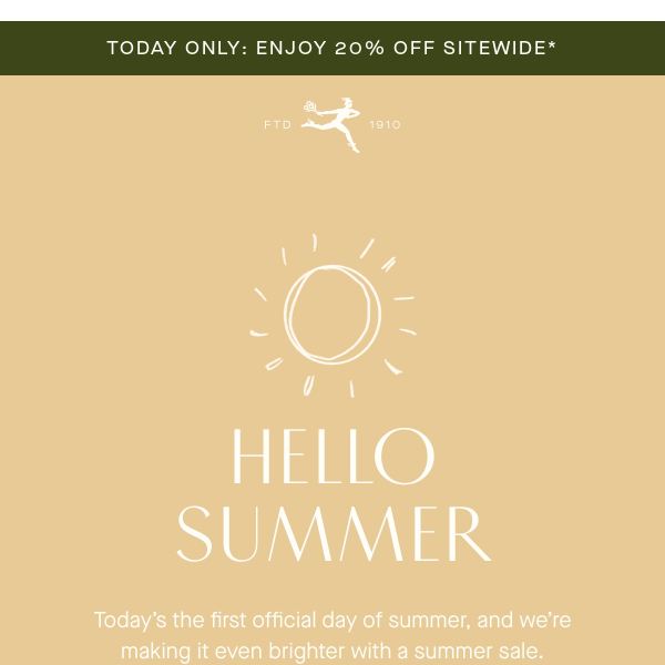 Hello Summer Sale ☀️