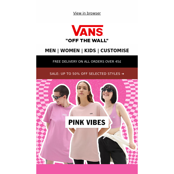 Vans Europe - Latest Emails, Sales & Deals