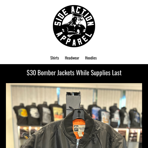 TAKE ADVANTAGE...$30 BOMBER JACKETS!!!