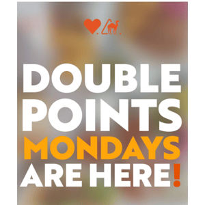 Get 2x Points Today ⭐️