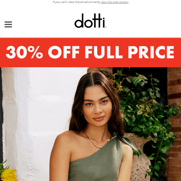 Dress It Up with 30% off