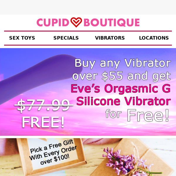 New $70+ Value Free Gift Offer!