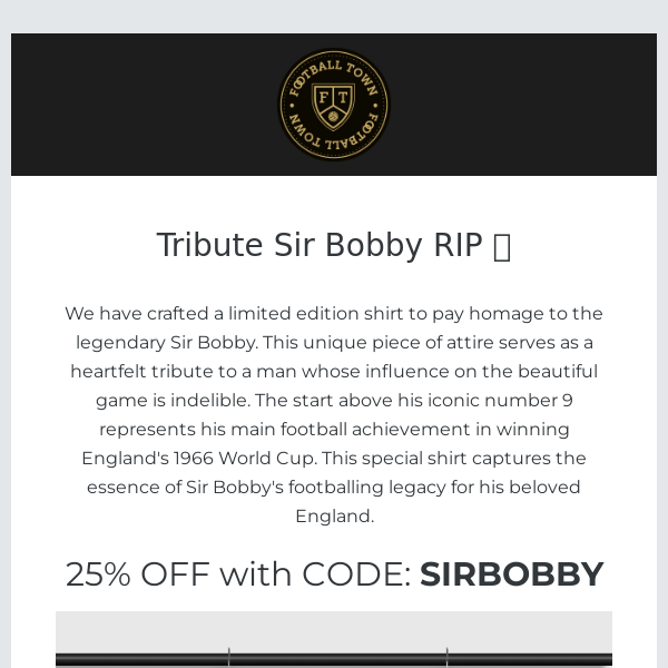 RIP Sir Bobby 🏴󠁧󠁢󠁥󠁮󠁧󠁿