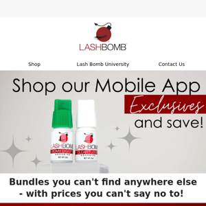 Exclusive Deals on the Mobile App!