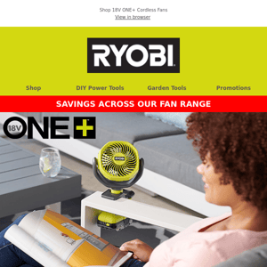 Exclusive Savings Across Our Cordless Fan Range