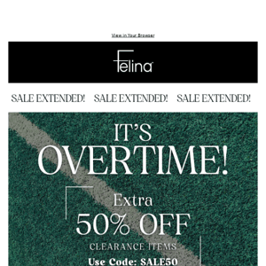 Overtime Deals: Sale On Sale Extended 💌