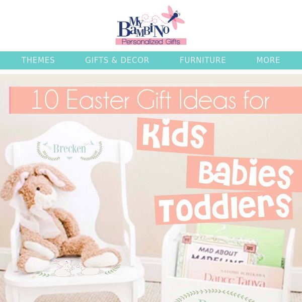 Easter Gift Guide for your 🐰Little Bunnies