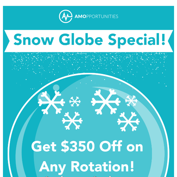 🌟 Dive into the Snow Globe Magic: $350 Off Awaits! ❄️