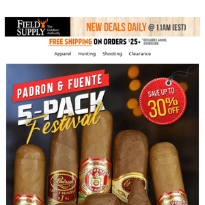 🎉 Padron & Fuente Cigar Festival: up to 30% off! 🎉