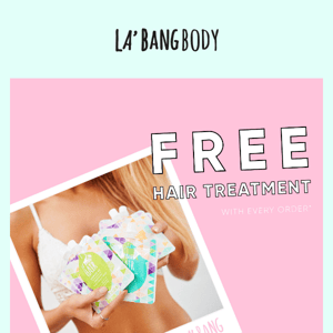 FREE repair me hair mask with every order !