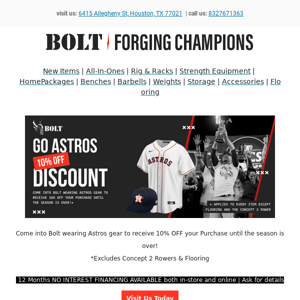 Go Astros 10% OFF Discount
