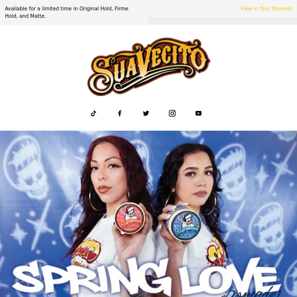 Have You Picked Up The New Spring Love Pomade Yet?