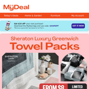 Sheraton Towels From $8? 😮