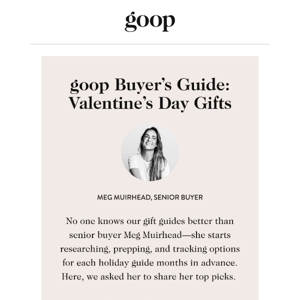 buyers’ picks: Valentine’s Day gifts