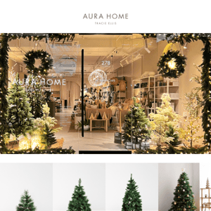 🌟 It’s beginning to look like Christmas at Aura Home and we’ll help you make it special 🌟