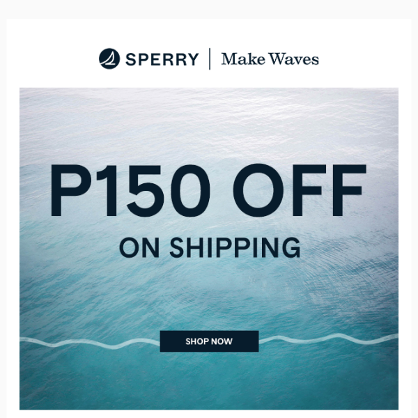 Free Shipping at sperry.ph