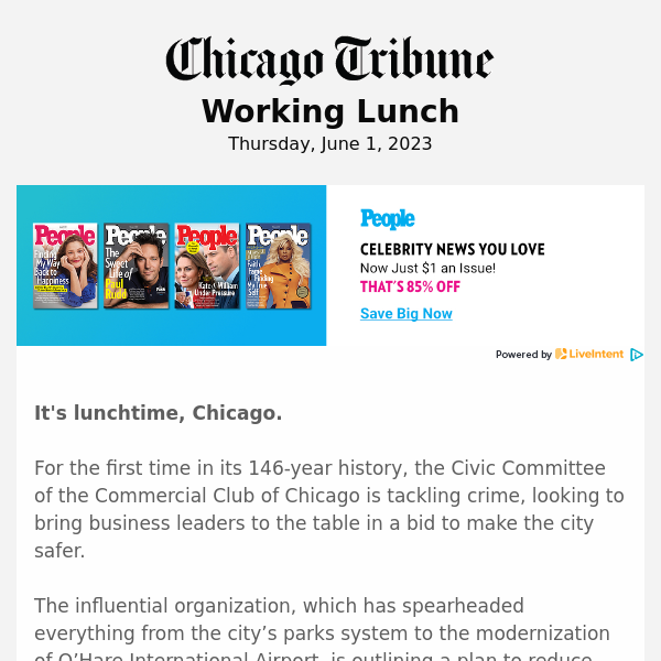 Working Lunch: Civic Committee announces initiative | Amazon hit with $30M in fines | US industries face wave of retirements