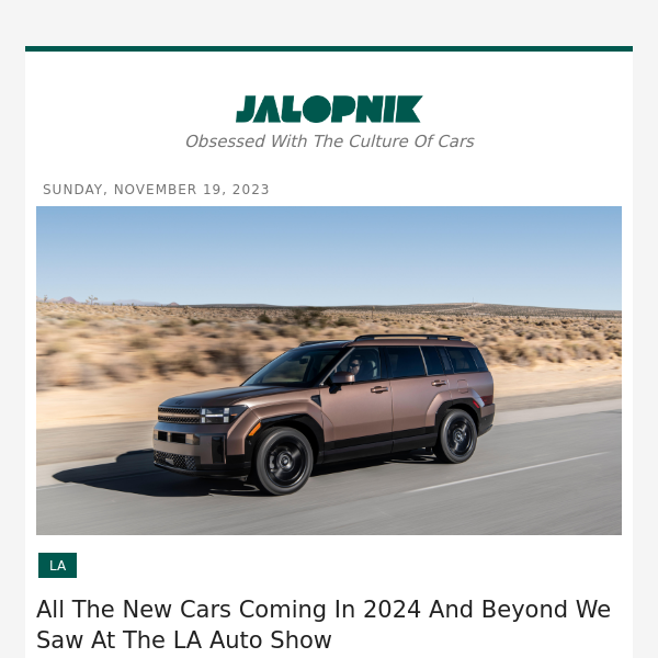 All The New Cars Coming In 2024 And Beyond We Saw At The LA Auto Show   Email600