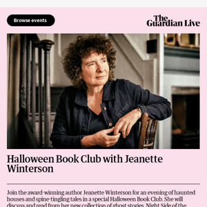 Announcing: Halloween Book Club with Jeanette Winterson | Gordon Brown and more...