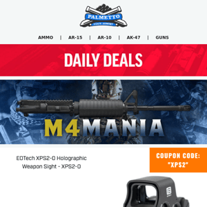 M4 Mania Deals! | PSA 16" M4 Railed Upper $199.99 | PSA 16" M4 MOE Upper $239.99