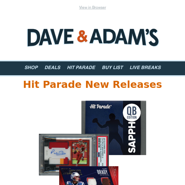 Dave & Adam's - NEW RELEASE! 2018/19 Hit Parade