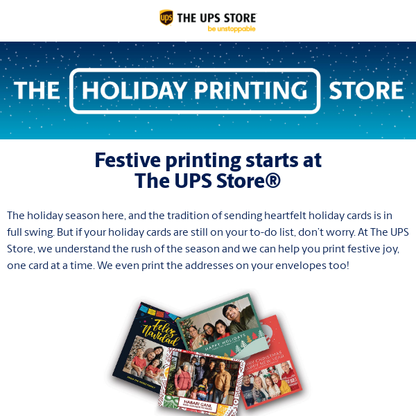 Can you deals print at ups