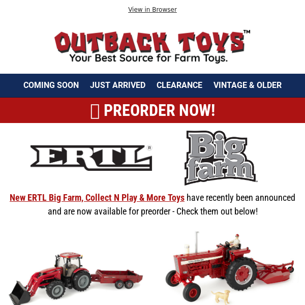 Outback Toys Latest Emails S Deals
