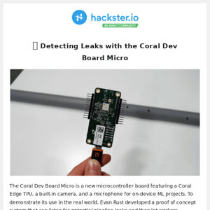 News from Hackster.io 💥