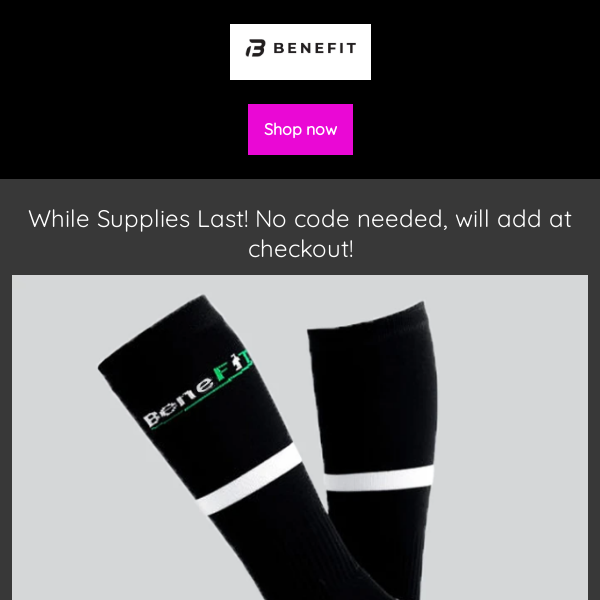 🎁FREE $30 Compression socks with ALL orders for the next 48 hours!
