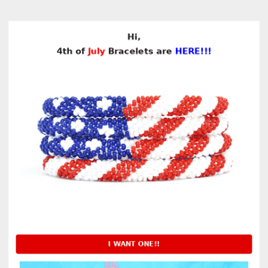 4th Of July Bracelets