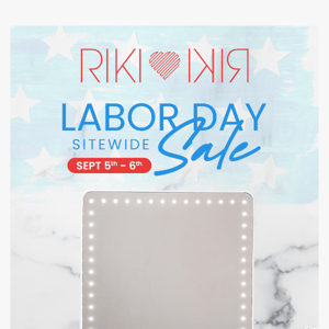 🔥 Labor Day 20% OFF Sitewide Sale Is Happening