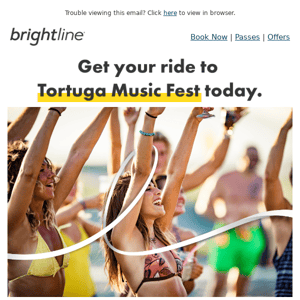 Take The Train To #TortugaFest