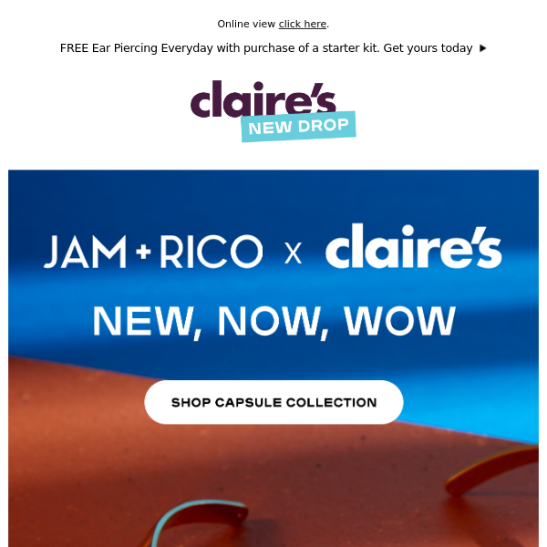 NEW Claire's Exclusive! Meet the Jam + Rico Capsule Collection